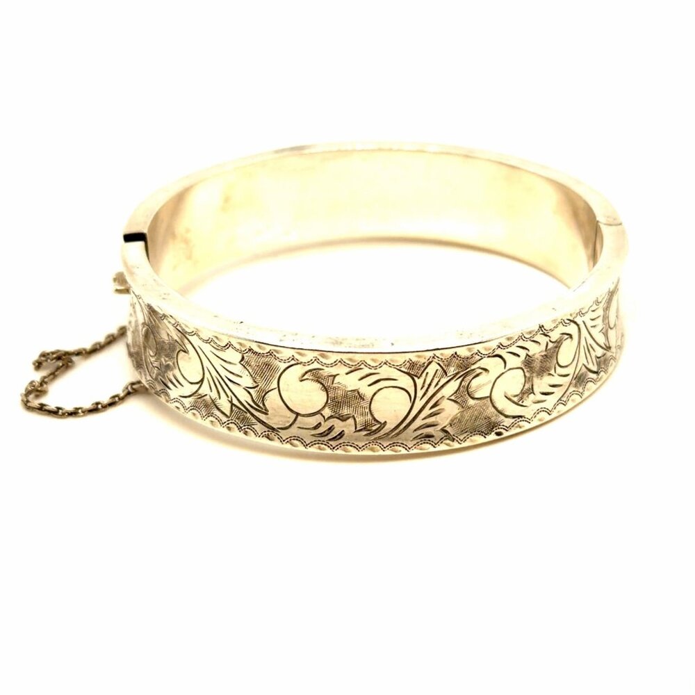 Vintage Sterling‎ Siam Bangle